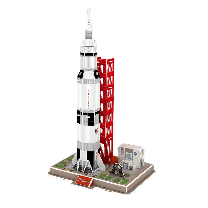3D Puzzle Space Model Space Exploration Handmade DIY Paper Assembly Early Education Educational Toys Creative Gift Jigsaw