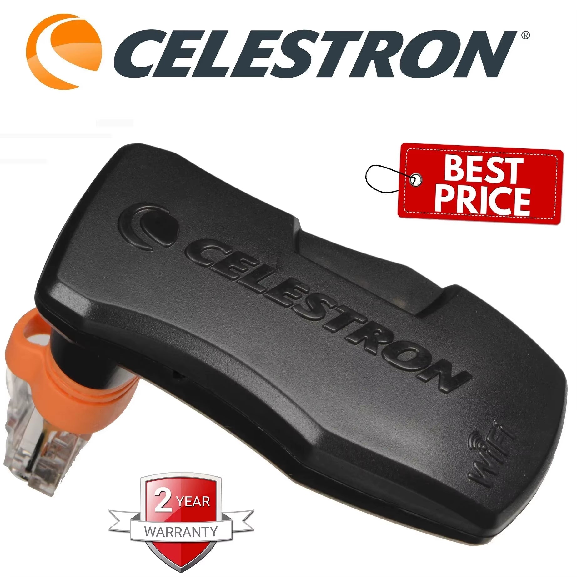 Celestron Wifi Goto Skyq-Wi-Fi-Module Bedien Uw Geautomatiseerde Telescoop via Smartphone, Wi-Fi-Accessoire