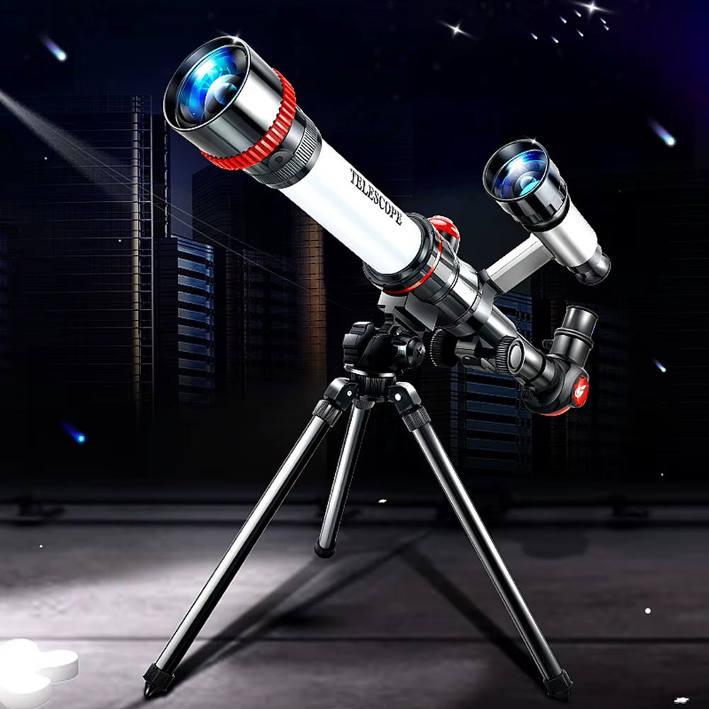 Children Monocular Telescope Astronomical Telescope Stargazing Monocular with Tripod Use for Science Experiment