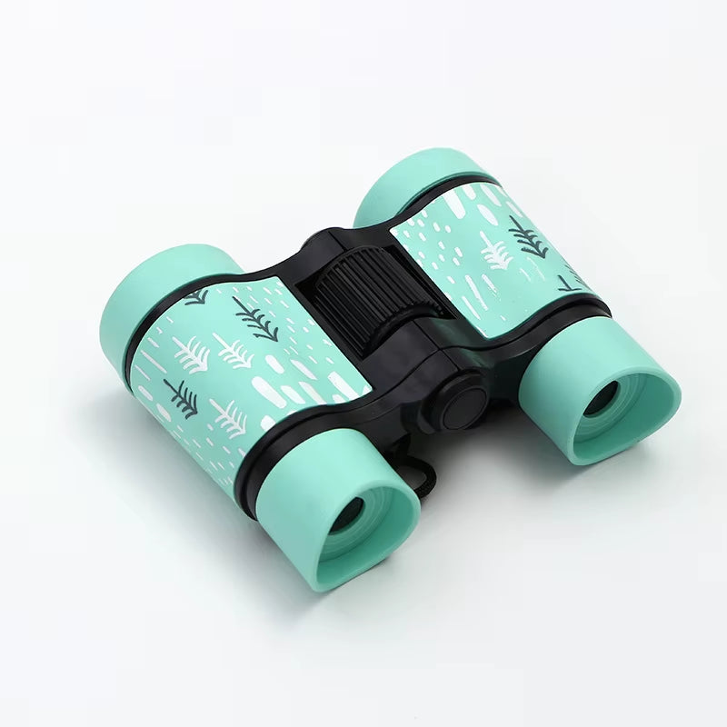 4X30Mm Kids Binocular Telescope Children Educational Learning Telescope Bird Watching Folding Optics Telescope