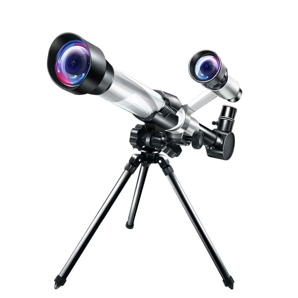 Children Monocular Telescope Astronomical Telescope Stargazing Monocular with Tripod Use for Science Experiment