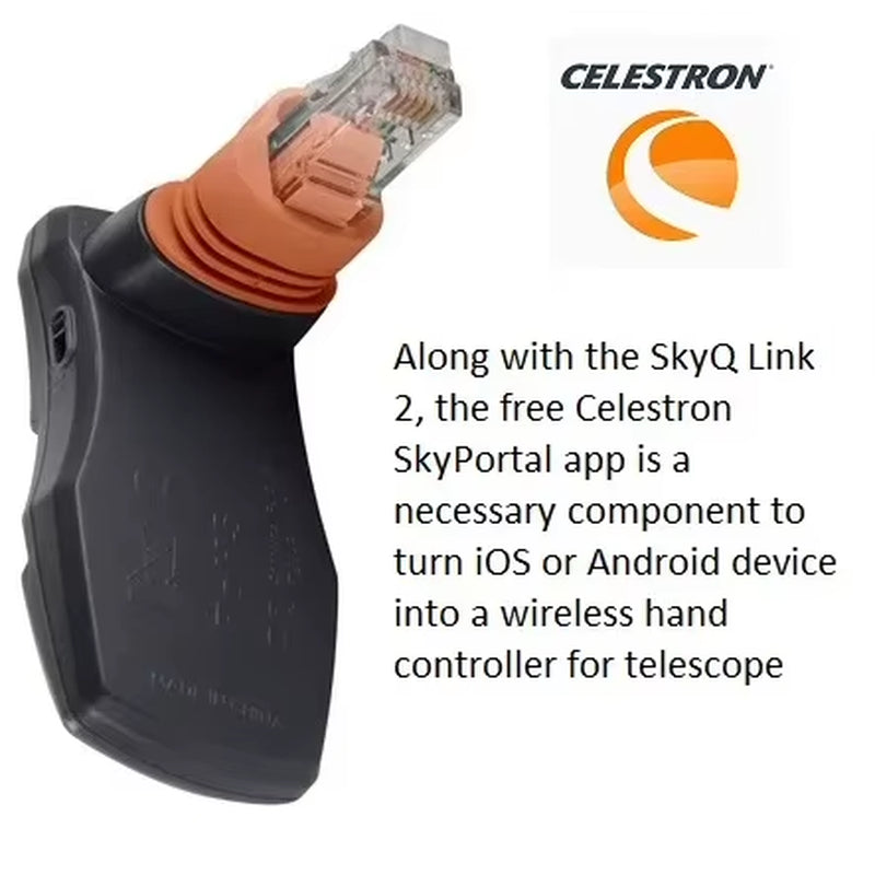 Celestron Wifi Goto Skyq-Wi-Fi-Module Bedien Uw Geautomatiseerde Telescoop via Smartphone, Wi-Fi-Accessoire