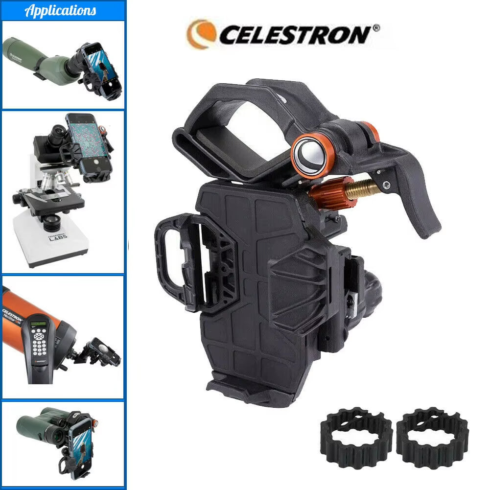 Celestron Nexyz 3-Axis Universal Smartphone Adapter Mobile Cell Phone Mount for Astronomical Telescope Binoculars Microscope