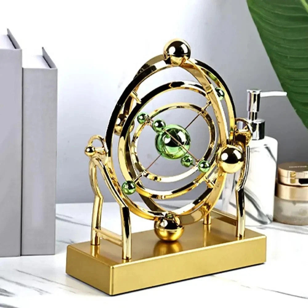 Celestial Orbit Pendulum Perpetual Motion Machine, Art Desk Decor Astronomy