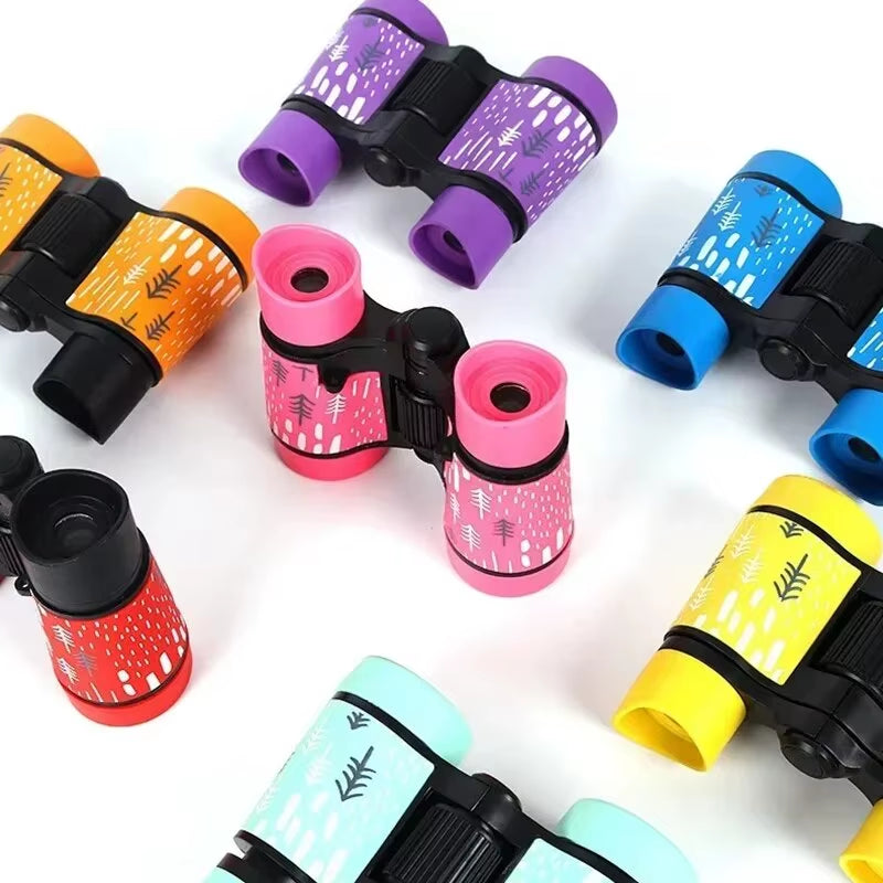 4X30Mm Kids Binocular Telescope Children Educational Learning Telescope Bird Watching Folding Optics Telescope