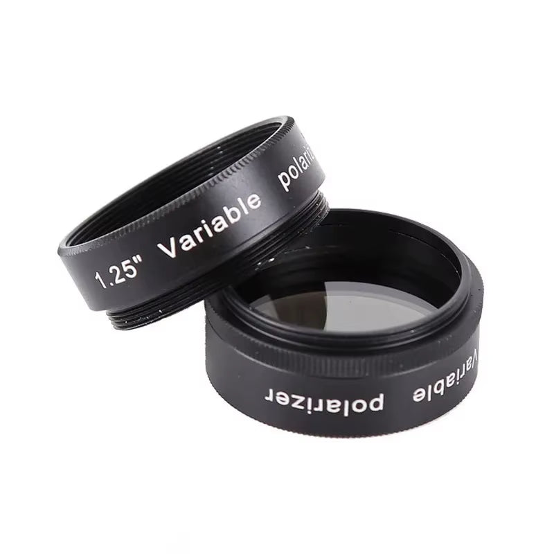 1.25'' Filter Variable Polarizing for Astronomy Monocular Telescope & Eyepiece Viewing the Moon for Planets SV128