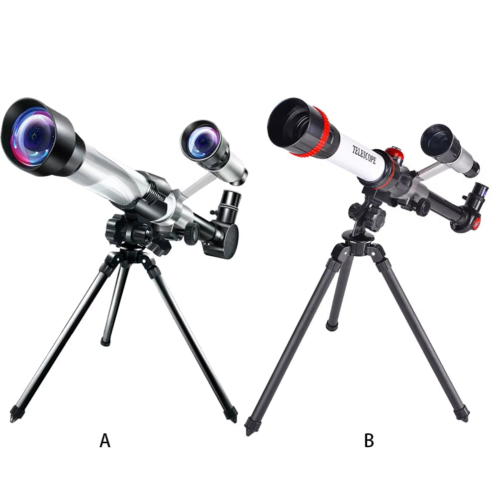 Children Monocular Telescope Astronomical Telescope Stargazing Monocular with Tripod Use for Science Experiment