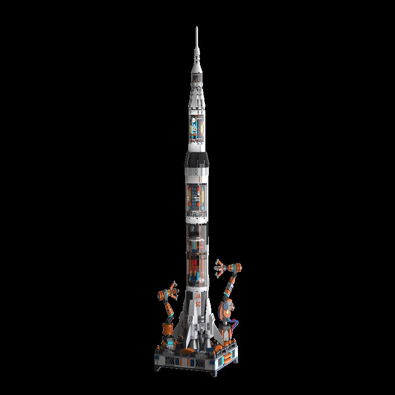 -8513 Space Rocket Space Shuttle to Explore the Moon Space Rocket Build Model Adult Children'S Building Blocks Toy