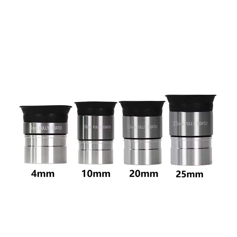 1.25 Inch Astronomical Telescope Eyepiece Fully Coated Optical Glass Monocular Telescope Eyepiece 4Mm,10Mm,20Mm,25Mm Eyepiece
