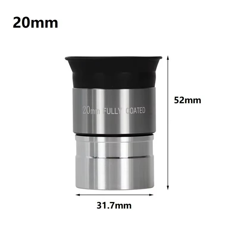 1.25 Inch Astronomical Telescope Eyepiece Fully Coated Optical Glass Monocular Telescope Eyepiece 4Mm,10Mm,20Mm,25Mm Eyepiece