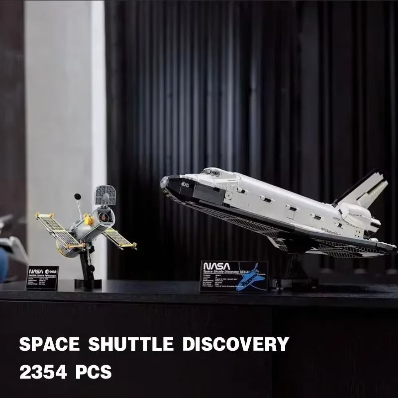 In Stock 63001 New 2354 Pcs Space Shuttle Model Building Blocks Bricks Space Agency Creative Toys Kids Gifts Compatible 10283