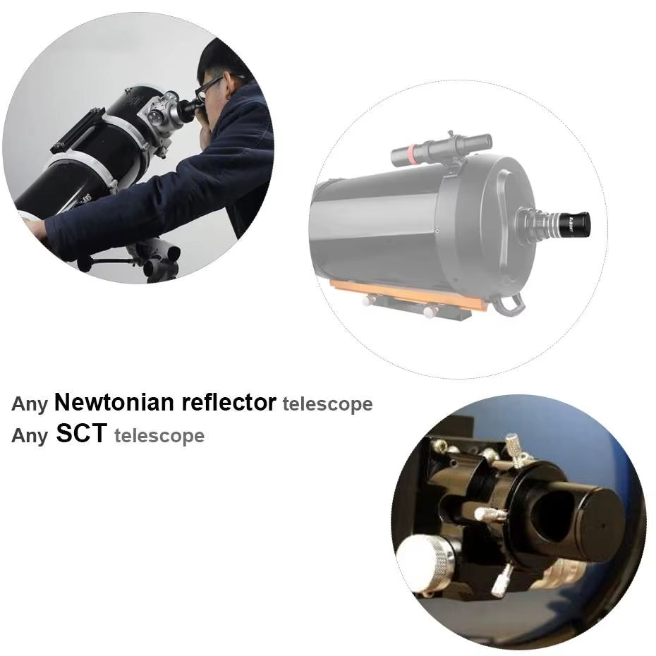 Cheshire Collimation Eyepiece 1.25'' for Newtonian, SCT Telescope,Astronomical Telescope Accessory SV197